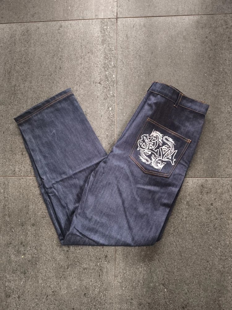 Silva Bull Embroidered Jeans image 1